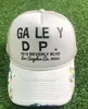 Baseball cap winterhoed nieuwste patch borduurwerk heren ball caps galerijen belettering gebogen dept rand honkbal pet mode letters hoed afdrukken tbde tbde