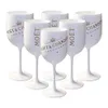 Vinglasskivor akryl obrytbara champagnes 175 ml plast Winecups Party Wedding Decoration White Champagne Glass Moet Chandon Drop Dhewb