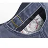 Snapbacks New Shark Borderyer Wash Jeans Baseball Cap 100% algodão unissex moda casual Papai ao ar livre Sun Sun Truck Driver G230529