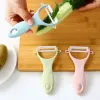 Fruit Vegetable Tools Creatieve keramische peeler Aardappelschapen Keukenaccessoires Gereedschap Keukens levert keramiek Vruchten Knifehuid Groothandel