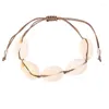 Bracelets à breloques NIUYITID Ocean Style Shell Accessoires pour femmes Main pour copines Schelpen Brassard Boho