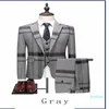 Fashion-3 Piece (Jacket+Vest+Pant) Custom Made Nevy Blue Men Suits skräddarsydd kostym Bröllop Male Slim Fit Plaid Business Tuxedo