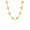 Chaînes FS Chaîne de perles plaquée or classique vintage pour collier de vente féminin et masculin
