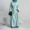 Vêtements ethniques Abaya Kimono ensemble 3 pièces correspondant tenue musulmane Abayas pour femmes dubaï turquie intérieur Hijab robe africaine Ramadan islamique