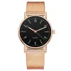 Rose Gold 2022 Top Magnetic Starry Sky Mesh Watch G230529