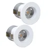 Luzes de teto 2pcs de qualidade 3W luminária LED lâmpada recuada mini gabinete de destaque para jóias de quarto montado