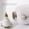 Vases Modern Chinese Style Light Luxury Handmade Ink Ceramic General Storage Jar Decoration Sideboard Cabinet Entrance Soft Home