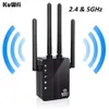 Router Kuwfi 300/1200 MBPS Wireless Wifi Repeater WiFi Extender Dual Band Router AP Amplificatore WiFi Amplificatore Long Range Signal Booster