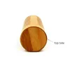 Sunglasses Cases Bags Vintage Natural Bamboo Wood Case Handmade Anti-Scratch Glasses Protector Box Cylindrical Eyeglasses Contrainer Holder