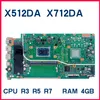 Moederbord X512DA Mainboard voor Asus Vivobook X712DA X512DK X512D F512D F512DA V5000 V5000F LAPTOP MOEDER BORD R33200U R53500U R737004G