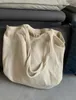 Avondtassen grote canvas schouder shopper tas voor vrouwen 2023 doek mode Koreaanse meisjesstudent Tote Shopping Woman Handtassen