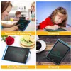 Tabletter 12 Intog LCD -ritning av surfplatta Electronic Drawing Writing Board 8.5Inch Handwriting Pad Boy Girl Children's Toys Gift