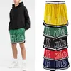 herrshorts designershorts herr badshorts strandbyxor för simning street hipster Hipster Bokstavstryck Mesh camo Sport Avslappnad Mesh Elastisk midja