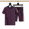 Roupas Li Xia camisa polo gola xadrez T-shirt bordada masculina de negócios mercerizada algodão masculina manga curta camiseta feminina top Moda Masculina Polo Moda casual masculina