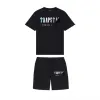 남자 Tshirts Summer Trapstar 인쇄 면화 Tshirt 반바지 세트 스트리트웨어 트랙 슈트 남자 스포츠웨어 트랩 스타 T 셔츠와 반바지 정장 세련된 스포츠 룩