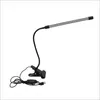 Table Lamps Clip-on LED Lamp 360° Flexible Gooseneck Light Eye Protection Desk Warm/White Lights Stepless Dimming Indoor