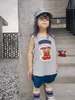 2023 New Summer Children's Thin Tank Patch Apple Cotton Baby Sleeveless T-shirt Top for Boys and Girls