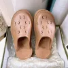 Chinelos femininos de designer de uma peça sapatos baixos de dedo do pé chinelos de praia cores designer de fábrica sapatos clássicos de verão feminino tamanho 35-44 com caixa