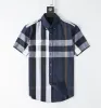 Casablanca Luxurys Desingers Herrenhemden Kleid Geschäft Casual Shirt Sleeve Stripe Slim Maskuline Social Fashion Plaid S-4xl#02 747467767