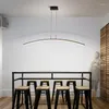 Hängslampor LED -lampor Dimning för matsal kök rumssuspension armatur ankomst modern sladd hängande lampa