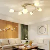 Deckenleuchten, moderne LED-Kronleuchter, Badezimmerdecken, Glaslampe, Vintage-Küchenstoff