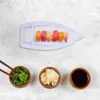 Dinnerware Sets Sushi Platter Platter Plate Bandejas de aperitivos pratos de servir japonês