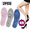 Women Socks 4D Massage Insoles High Heel Orthopedic Pain Relief Memory Foam Spongesports Shoe Pads For Men Flat Feet Arch