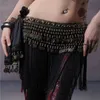 Sarongs Us Belly Dance Hip SjaG Coin Belt Tribal kostuum Fringe Tassel Belt Copper Belly Dancing Gordel te koop 230526