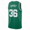 Men Youth Jayson Tatum Jaylen Brown Jersey Jrue Holiday Kevin Garnett Paul Pierce Larry Bird Derrick White 2023 Black City Green Edition 7 0 33 34 5