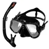 Masques de plongée Snorkel Tube Set Masque de plongée Anti-buée Natation Lunettes de plongée Snorkel Tube Pour GoPro Underwater Sports Camera 230526