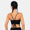 Reggiseni Reggiseno da corsa Sexy Beautiful Back Vest Nudo Feeling Sport Crop Top con coulisse Assorbe il sudore Biancheria intima fitness J230529