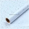 Otras pegatinas decorativas Papel tapiz autoadhesivo nacarado Verde brillante Azul Rosa Impermeable Despegar y pegar para gabinete de encimera Dhwlb