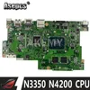 Placa -mãe E203NA E203MA PRINCIPAL N3350 N4200 CPU 2GB 4GB RAM 32G 64G 128G SSD PARA ASUS E203N E203NA E203 E203NAH E203M LAOTOP PROAGEM