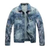 QNPQYX New Mens Jacket bomber jean jackets Causual designer fashionable denim jeans coat skateboard