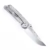 Japan Rockstead AUS-10 Składanie Składana Knfie Wave Titanium Kieszonka Kieszonkowa Wysoka twardość EDC Outdoor Hunting Survival Tool High End 249