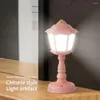 Night Lights USB Charging LED Lamp Dimmable Flicker-Free Rechargeable Retro Base Plastic Bedside Desk Light Decor