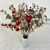 Flores decorativas, 2 uds., 90cm, flor de Camelia, ramo de novia Artificial conservado, planta falsa, arco de jardín, decoración de boda