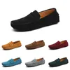 Casual Shoes Men Black Brown Red Blue Orange Dark Green Grey Yellow Mens Trainers Outdoor Sports Sneakers Color14