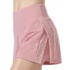 Kvinnors shorts Kvinnors träning dubbellager som kör gym yoga Athetic Casual Summer Dress Pants for the Office Short