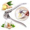 Nuovo frantoio per aglio Ginger Squeezer Verdure Schiacciapatate Tenuto in mano in acciaio inossidabile Ginger Tritacarne Utensili da cucina