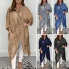 Kvinnors blusar kvinnor sommarstopp lös v-hals fast färg asymmetrisk casual daglig slitage mjuk vintage plus size cowl nackblus kvinna