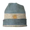 アルゼンチンのボンネット帽子のヴィンテージ旗男性男性のためのファッション編み帽子