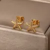 Stud minimaliste étoile de mer oreille clip manchette boucles d'oreilles pour les femmes géométrique femme plage vacances bohème bijoux nouveau 2021 J230529