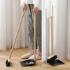 Bezems Dustpans Shimoyama bezem en Dustpan Set Home Reiniging rechtoprijder Broomstick Lange handgreep Beech houten vloer Cleanstofborstelgereedschap 230529