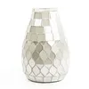 VASES NORDIC GLASS VASE新鮮な光色のモザイクファッションオフィス