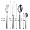 Dinnerware Sets Cutlery 16 Gold Steel Tableware Fork Elegant Vintage Spoon Roman Set Style Knife Pcs Sliver Stainless European