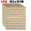 월페이퍼 3D 벽지 35x38.5cm 연속 벽돌 패턴 벽 스티커 방수 장식 자체 접착제