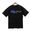 T-shirt Designer PA Marque de T-shirt de luxe pour hommes T-shirts Spray Heart Letter Manches courtes Casual Spring Summer Tide Hommes et Femmes Tee Taille S-XL Designers Vêtements