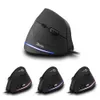 Souris ZELOTES T20 souris filaire souris verticale ergonomique rechargeable 3200DPI en option souris de jeu portable pour ordinateur portable Mac ordinateur