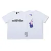 Erkek Tasarımcı Tişörtleri Mektup Baskı Tees Big V Erkek Kadınlar Kısa Kollu Hip Hop Stili Siyah Beyaz Turuncu Tişörtler VLO Tees S-XL3